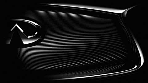 The mystery Infiniti grille... just teasing