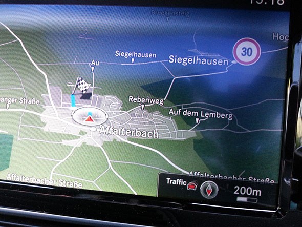 Journey's end: 840km later, we arrive in Affalterbach, home of AMG
