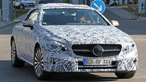 2016 Mercedes-Benz E-class Cabriolet spy shots