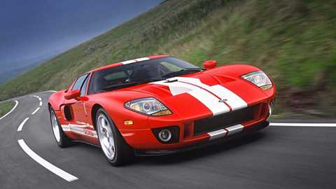 The 2005 Ford GT used a 5.4-litre supercharged V8 mounted amidships