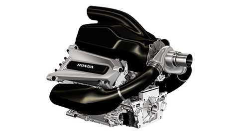 This is it: first official picture of new 2015 Honda F1 power unit