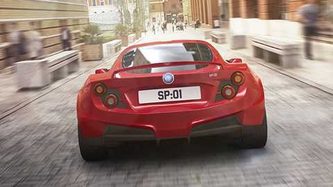 The Detroit Electric SP:01 coupe in production form