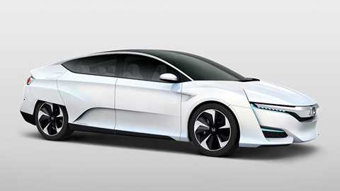 The new 2014 Honda FCV concept car