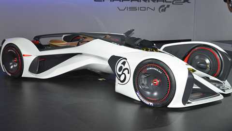 A racing car powered by laser beams - the Chevrolet Chaparral Gran Turismo concept is about as futuristic as show cars get