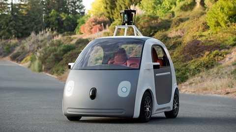 The Google autonomous car, developed by Roush in this prototype guise