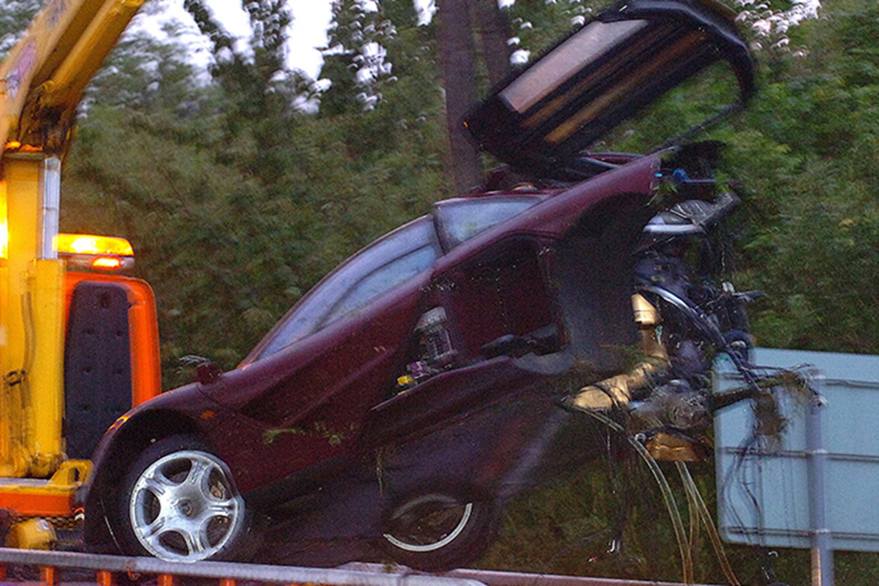 Rowan Atkinson s McLaren F1 from twice crashed mess to 8m icon