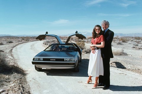 John DeLorean and His Wife Cristina Ferrare (Getty)