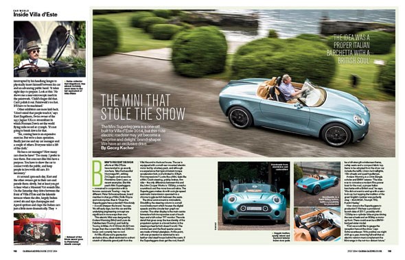 CAR magazine's review of the Mini Superleggera, July 2014 issue of the mag