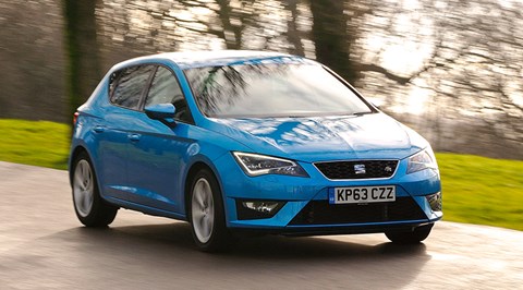 CAR magazine's Seat Leon in its natural habitat: the open road