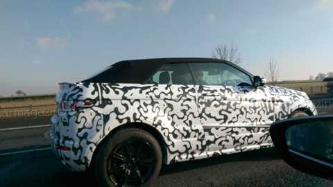 Check out the high-waisted Range Rover Evoque convertible caught by Chris Freshwater