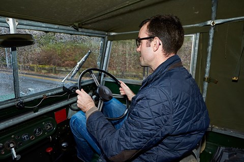 Inside the 1949 Land Rover Series 1