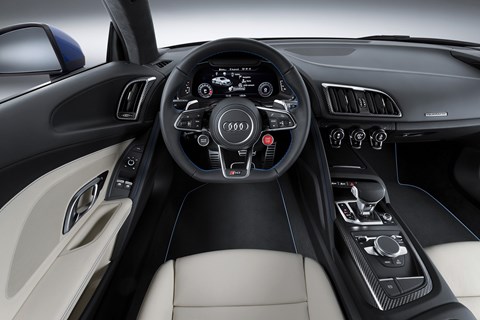 New 2015 Audi R8 cabin