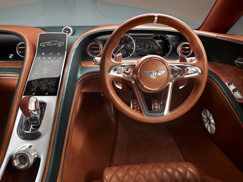 Inside the new Bentley EXP 10 Speed 6 concept car's cabin