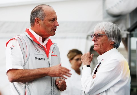 Bernie and Ron: a small part in the McLaren F1 supercar story