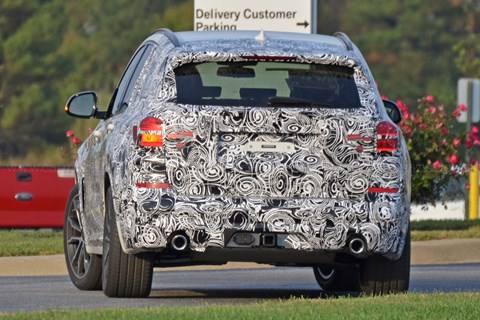 2017 BMW X3 spy shots