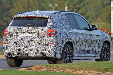 2017 BMW X3 spy shots