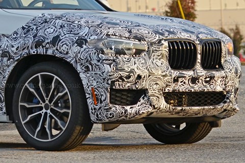 2017 BMW X3 spy shots