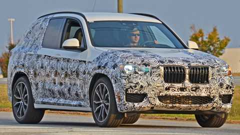 2017 BMW X3 spy shots