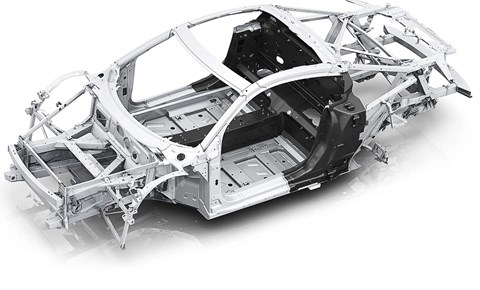 Audi R8 spaceframe