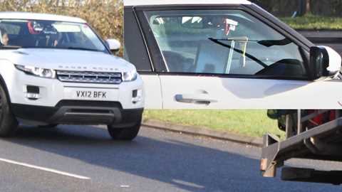 Cameras and screens festoon Evoque's cockpit