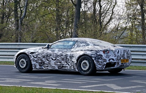 CAR magazine's spyshots of the 2016 Aston Martin 'DB11'