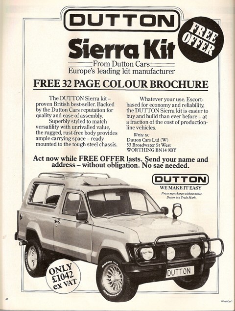 The Dutton Sierra. Ahead of its time - in more ways than one