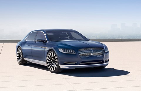 The 2015 Lincoln Continental concept car