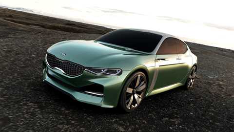 Kia Novo concept, revealed at the 2015 Seoul motor show
