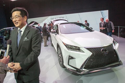 Lexus RX: a grille so huge, Manhattan office blocks are quivering