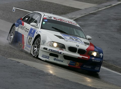 BMW M3 GTR at the Nordschleife