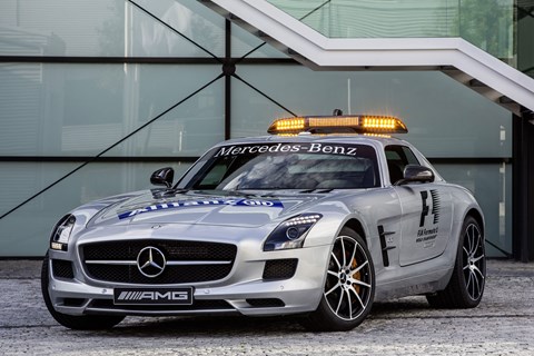 Mercedes SLS safety car