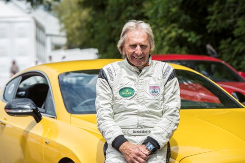 Derek Bell gets a special tribute at Goodwood FoS 2015