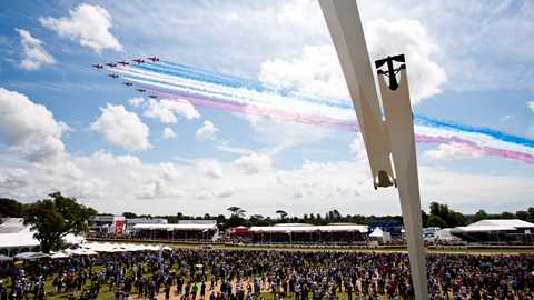 The Red Arrows are regulars at Goodwood