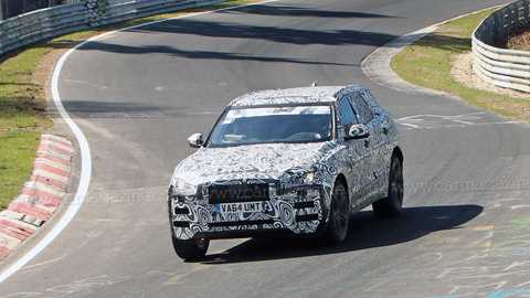 Jaguar F-Pace prototype testing at the Nurburgring Nordschleife