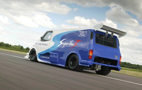 Ford Supervan: never has a Transit looked so mad!