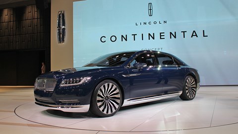 Lincoln Continental Shanghai motor show 2015