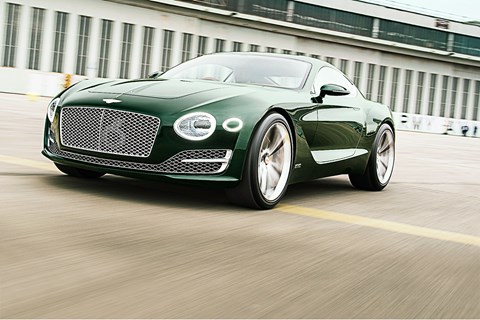 Only CAR magazine drives the new Bentley EXP 10 Speed 6 concept car - Crewe's Aston fighter