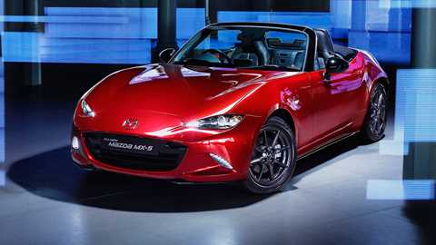 The new Mazda MX-5, priced from £18,495