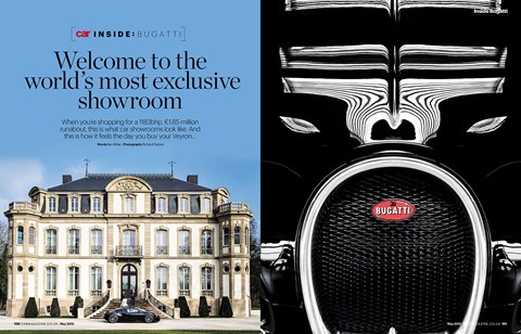 We visit Bugatti HQ to see the final Veyron, CAR magazine, May 2015 issue