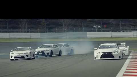 Lexus Dance of F drift video
