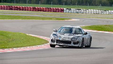Lotus Evora shakedown test at Hethel