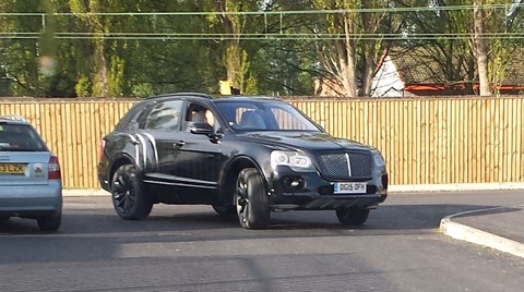 CAR reader Ben Stokoe spied this Bentley Bentayga at a McDonald's drive-through in Crewe, near the factory