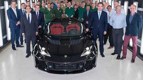 Production of the Lotus Evora 400 began in July 2015