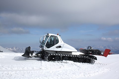 Lowie Vermeesch's snow groomer