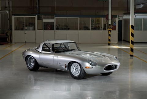 One of the six new Jaguar Lightweight E-types