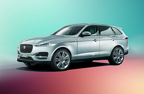 Jaguar F-Pace artist's impression by CAR magazine