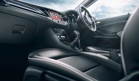 Interior of new 2015 Vauxhall/Opel Astra