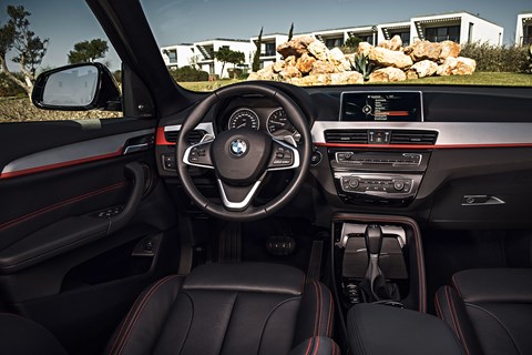 Inside the cabin of new 2015 BMW X1