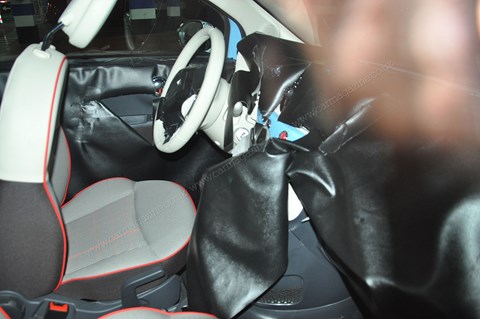 Inside new 2016 model year Fiat 500's cabin