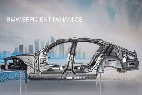 A multi-matrix structure blends aluminium, steel and CFRP